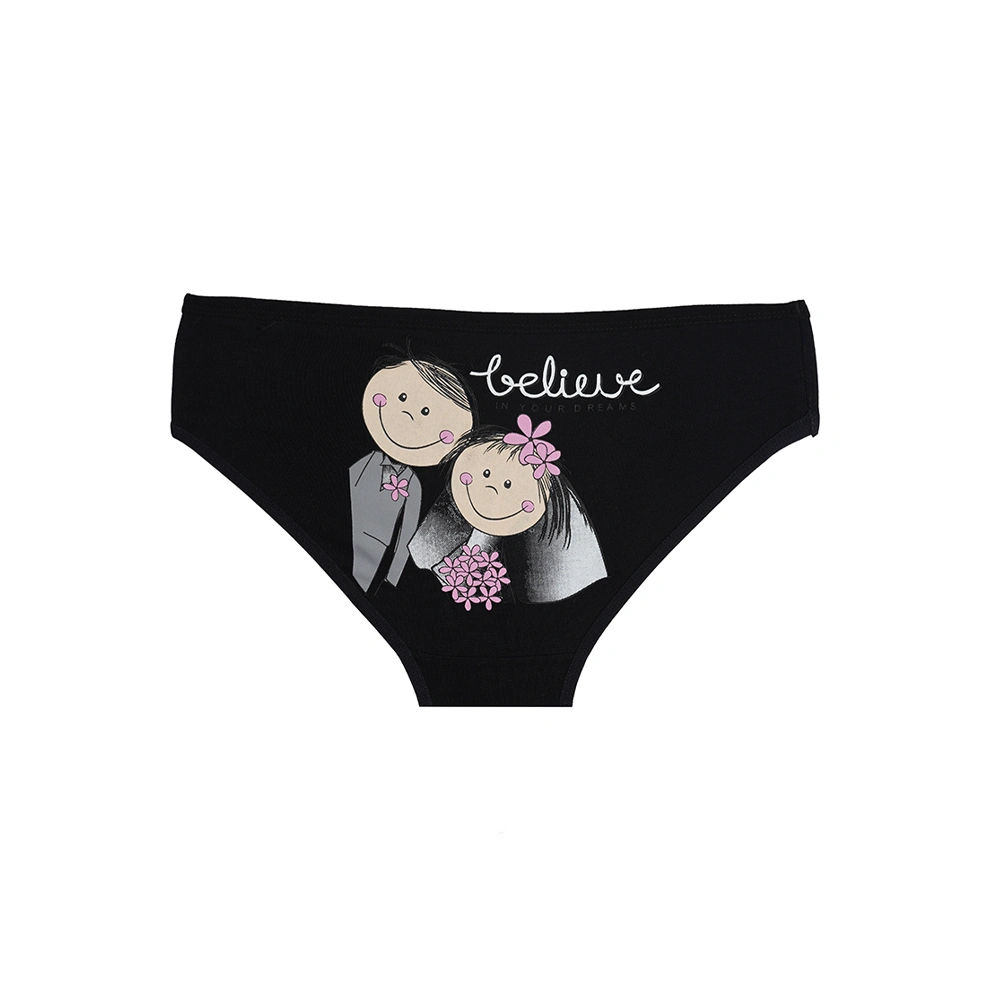 شورت پشت چاپ عروس دوماد توتن (1) copy3 شورت اسلیپ دخترانه پشت چاپی عروس داماد برند توتن - Image 1