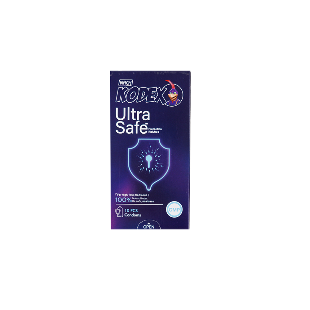 الترا سیف کدکس کاندوم (5) کاندوم فوق العاده ایمن ناچ کدکس Nach Kodex مدل Ultra safe - بسته 10 عددی - Image 1