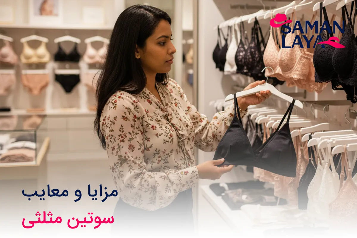 سوتین مثلثی چیست؟ معرفی انواع مدلها و کاربردها مزایا و معایب سوتین مثلثی چیست؟