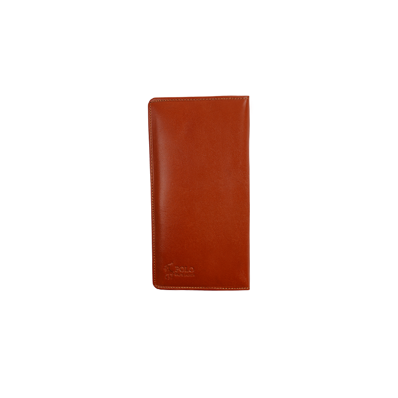 کیف POLO کد 125 (61) copy55 کیف پول جاکارتی و جا موبایلی مردانه چرم شکلاتی طرح polo - Image 1