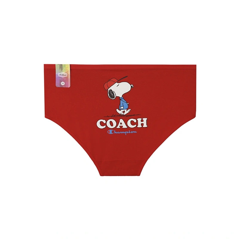 شورت چاپی اسنوپی 3 ایکس لارج بانو (12) شورت زنانه اسلیپ کش پهن پشت چاپی طرح اسنوپی COACH برند بانو - Image 1